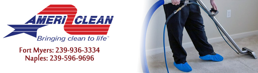 Call for Southwest Florida's first 2 step carpet cleaning company, AmeriClean